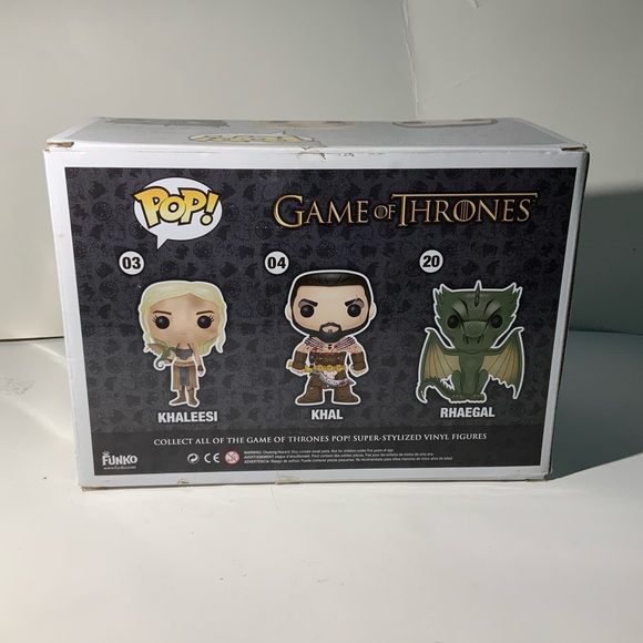 Game of Thrones Funko Khal Khaleesi and Rhaegal - Picture 3 of 16